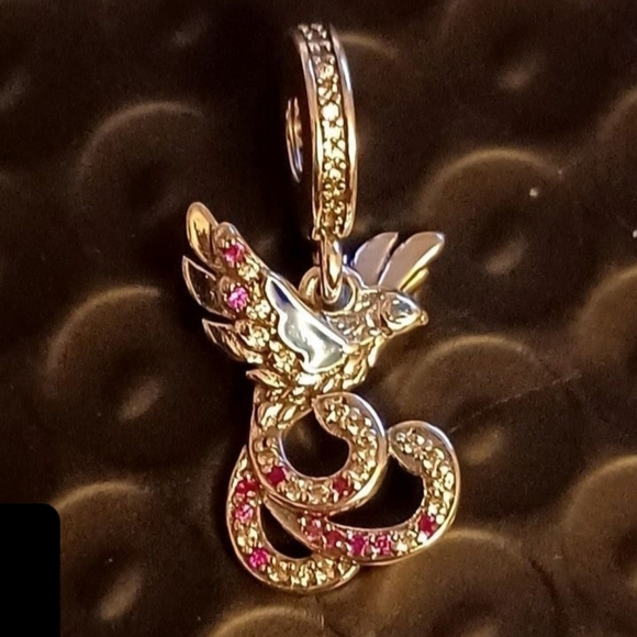 NWT Pandora Chinese Mythical Phoenix Dangle Charm Sterling Silver - Picture 4 of 4